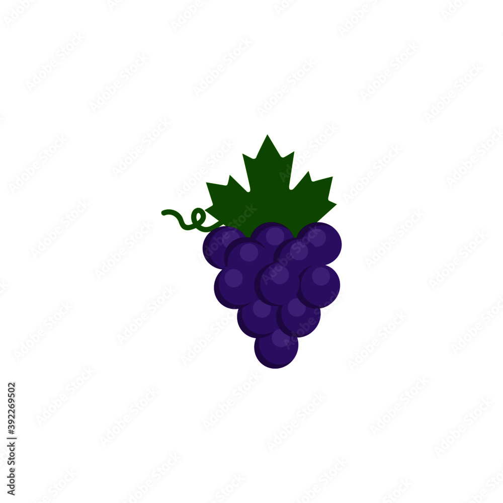 This is a vector grape isolated on a white background. This is a vector grape isolated on a white background.