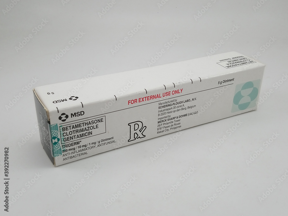 Betamethasone clotrimazole gentamicin triderm ointment in manila