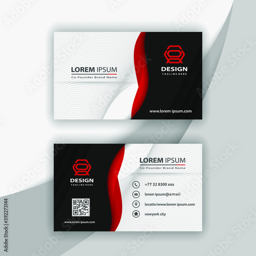 modern design template business card 