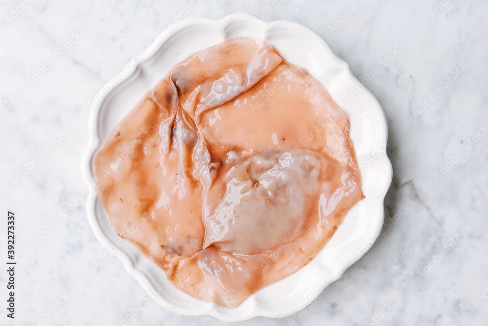 SCOBY vue de haut pour kombucha SCOBY vue de haut pour kombucha
