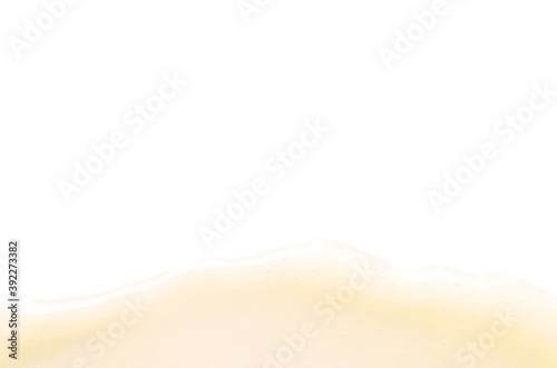 Cosmetic cream gel texture isolated on white background. Skin care concept. - Image