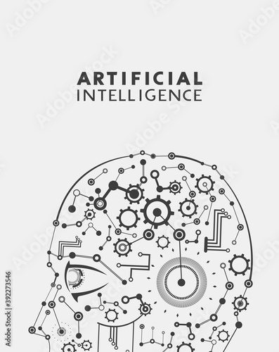 Design of artificial intelligence illustration