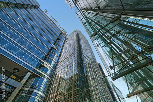 20 Canada Square McGraw Hill building, Citibank Tower and Canada Place Shopping Centre, Docklands, London photo