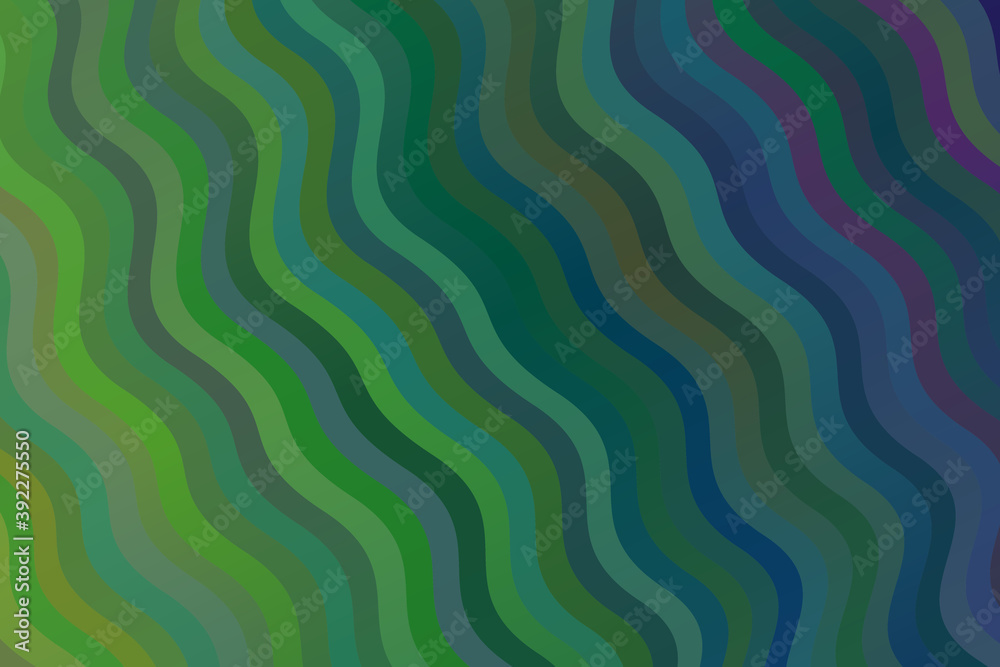 Nice Light green and blue waves abstract vector background.