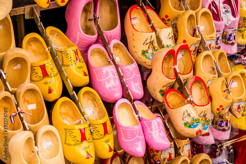 Souvenir clogs (wooden shoes), Volendam, North Holland, Netherlands photo