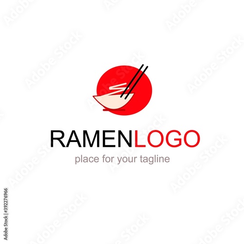 Logo for ramen food restaurant vector icon design