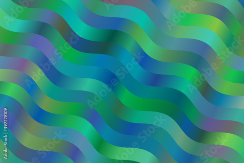 Nice Greeny waves abstract vector background.