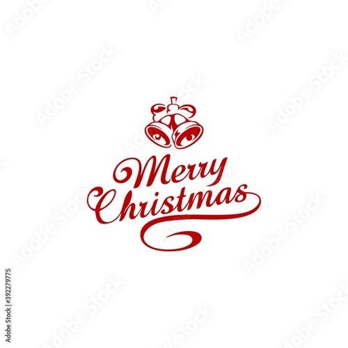 Merry Christmas card template  calligraphy design  vector text letters With Creative Typography for Holiday Greeting Gift Poster. Calligraphy Font style banner.