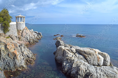 Mar Mediterráneo en SʻAgaró Costa Brava Cataluña España