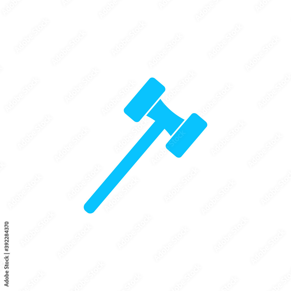 Mallet icon flat. Mallet icon flat.