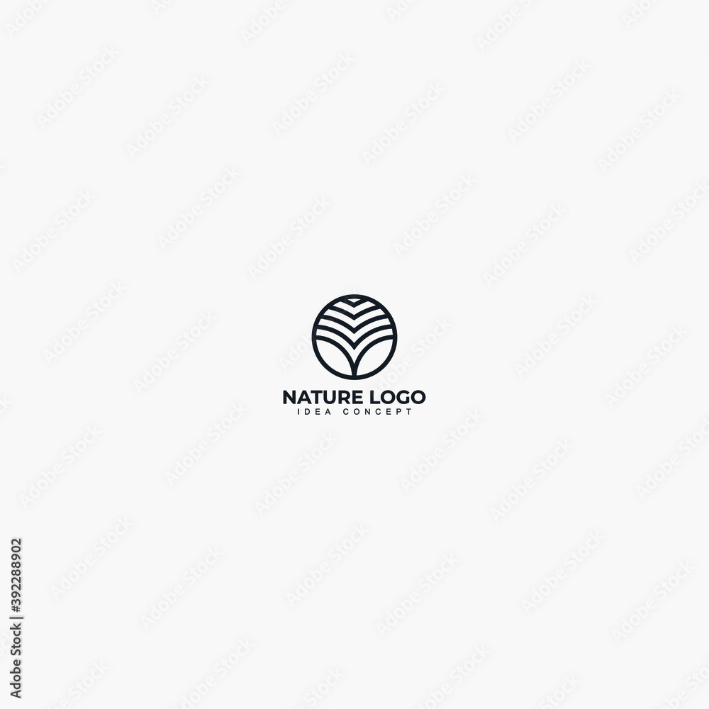Nature trees logo design vector illustration. Tree vector icon Nature trees logo design vector illustration. Tree vector icon