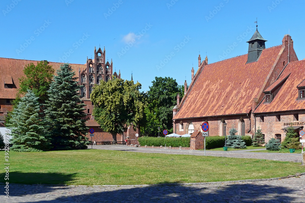 Outer chapel and Middle palace of the Malbork Castle in Poland Outer chapel and Middle palace of the Malbork Castle in Poland