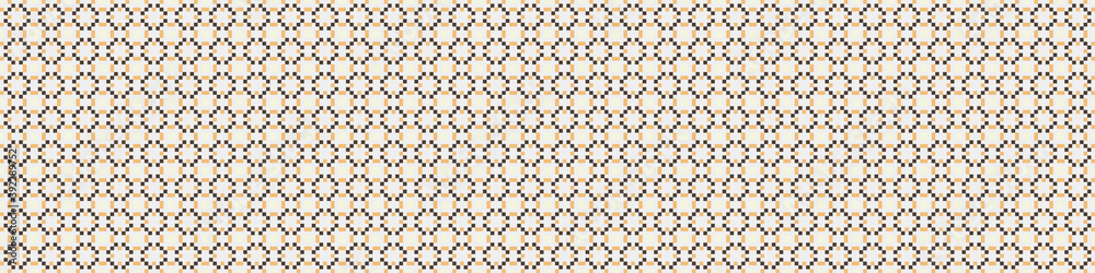 Abstract Cross Pattern Dots Logo generative computational art illustration
