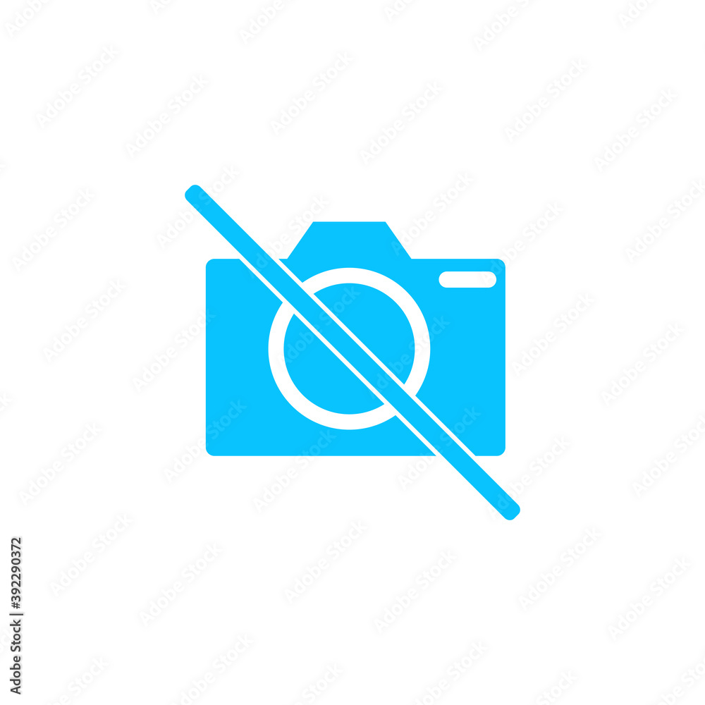 No photo camera icon flat. No photo camera icon flat.