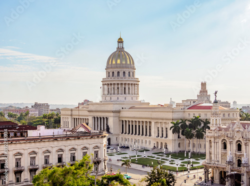 El Capitolio, elevated view, Havana, La Habana Province, Cuba photo