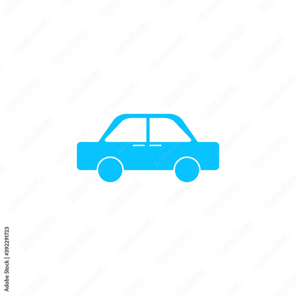 Car icon flat.