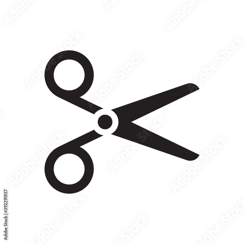 scissors icon - cutting tool sign symbol 