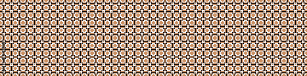 Fototapeta premium Abstract Cross Pattern Dots Logo generative computational art illustration