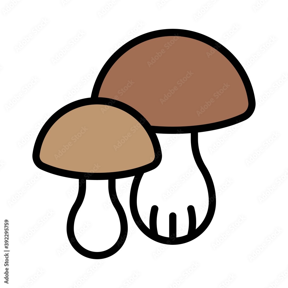 Mushroom icon, Thanksgiving related vector Mushroom icon, Thanksgiving related vector