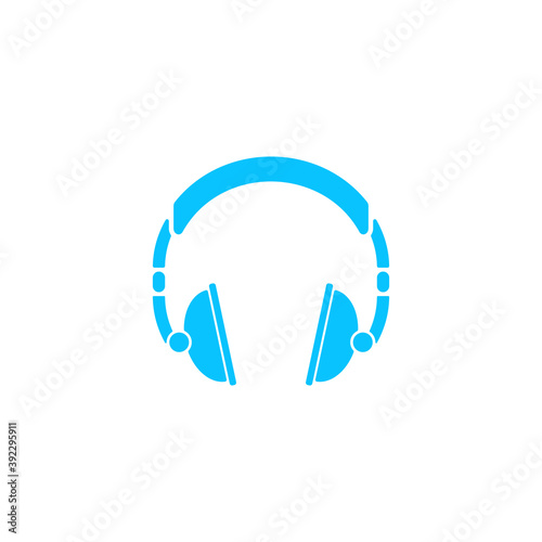 Headphone icon flat