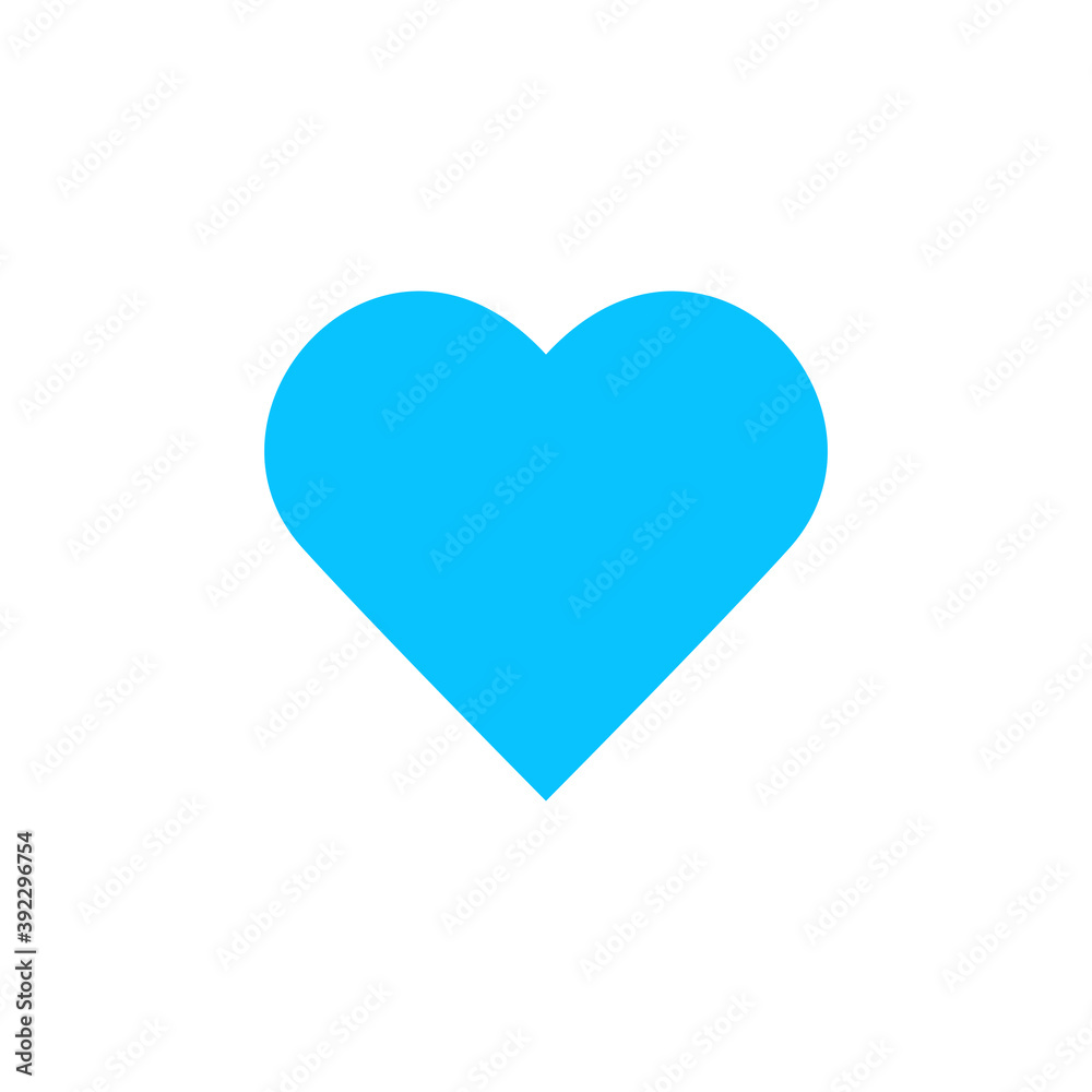 Heart icon flat