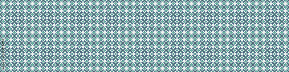 Abstract Cross Pattern Dots Logo generative computational art illustration