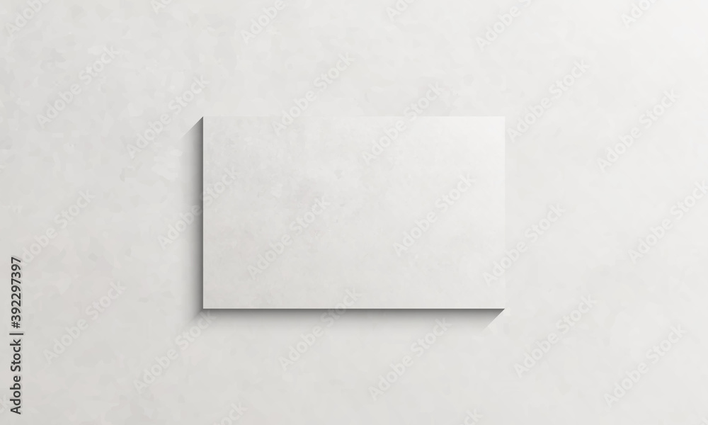 White canvas frame with texture on the wall. White canvas frame with texture on the wall.