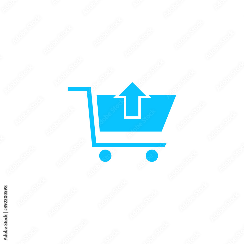Remove Shopping Cart icon flat Remove Shopping Cart icon flat