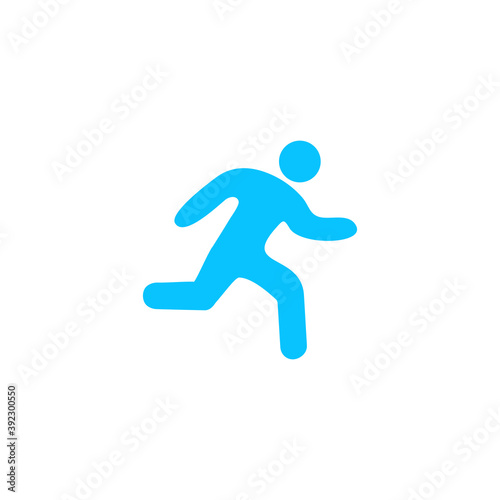 Run icon flat