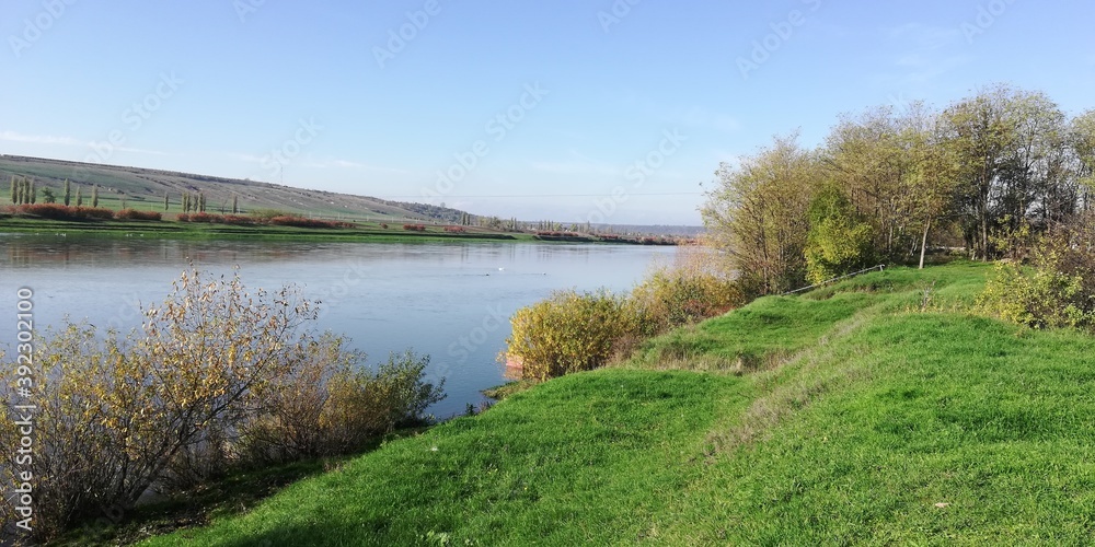 landscape with lake