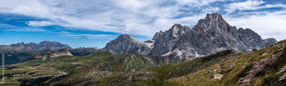 Dolomiti, panoramica delle Pale di San Martino