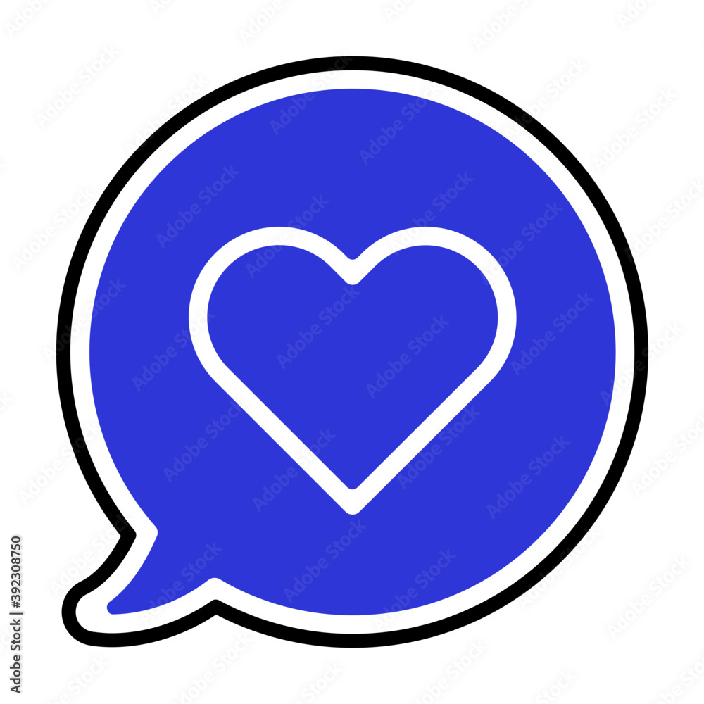 Love chat icon Love chat icon