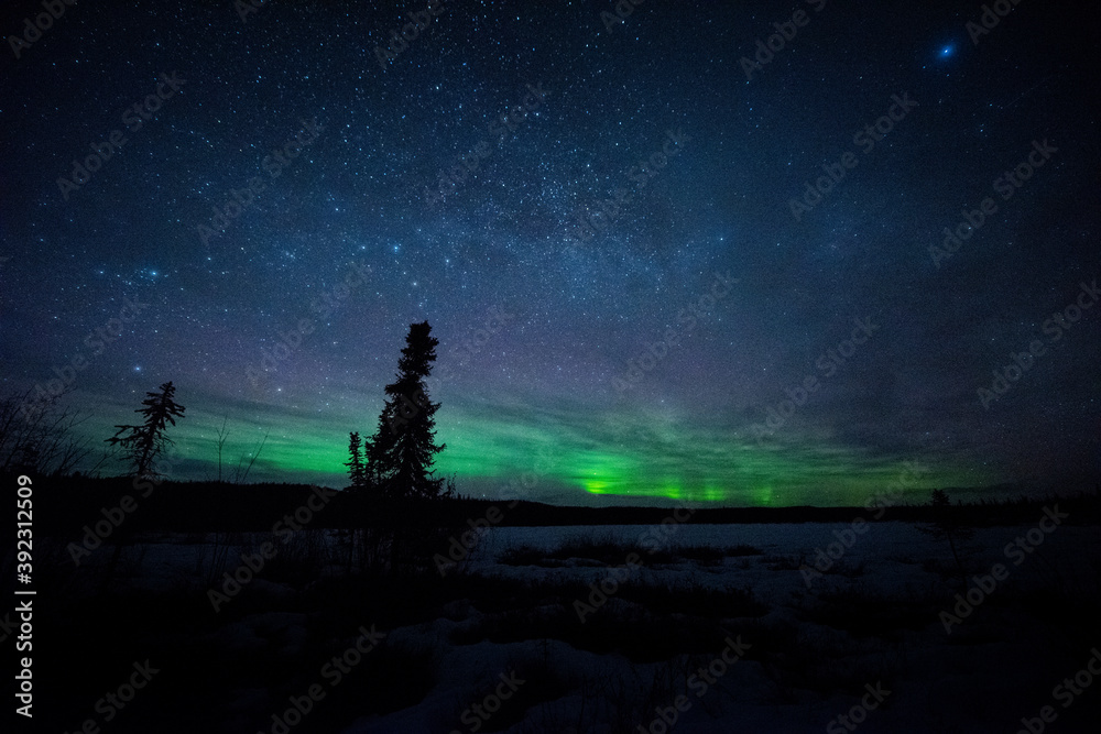 Aurora over Glennallen, Alaska