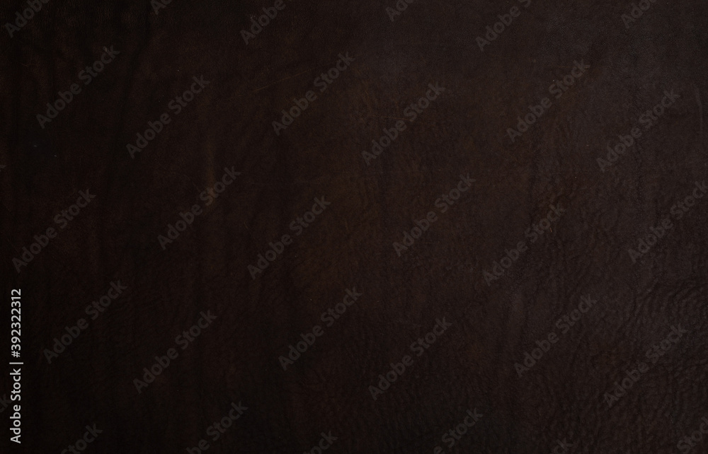 Obraz premium dark brown leather texture background pattern