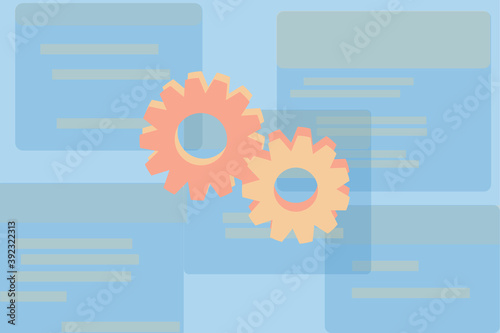 Abstract set and sign programmer. shadow is programmer wallpaper. setting option. design esp10.