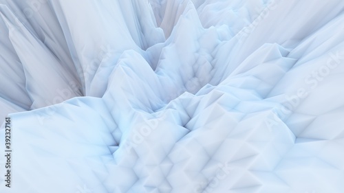 Wallpaper Mural Iceberg concept abstract white background 3d render Torontodigital.ca