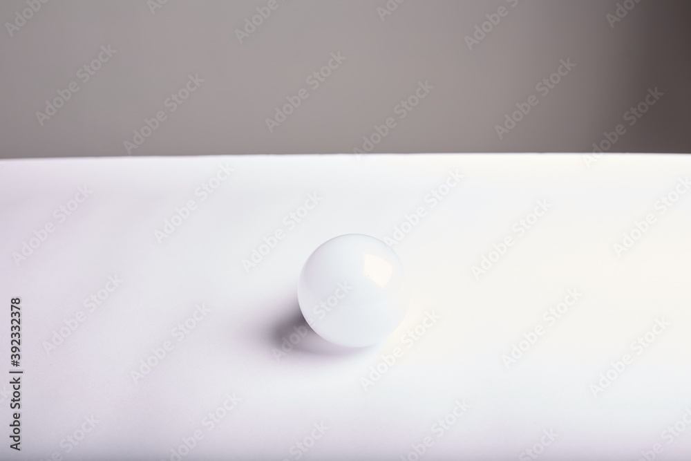 geometric ball with shadow, led bulb lamp, orb