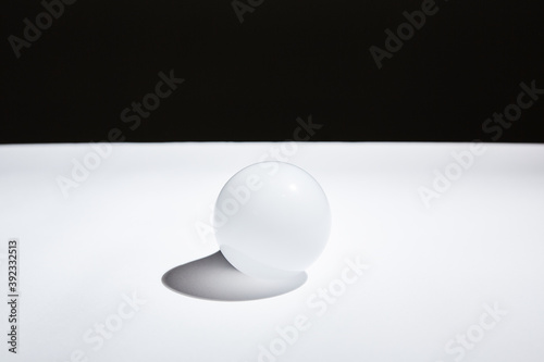 geometric ball with shadow, led bulb lamp, orb © AlexanderBee 