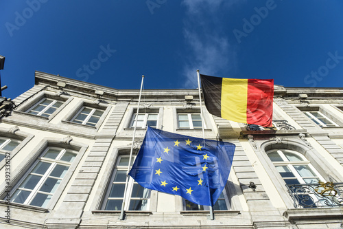 Belgique belge drapeau Mons Europe europeen