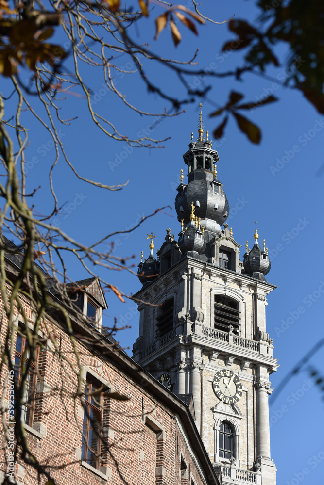 Belgique belge Wallonie Mons Beffroi monument tourisme architecture patrimoine