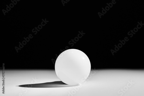 geometric ball with shadow, led bulb lamp, orb