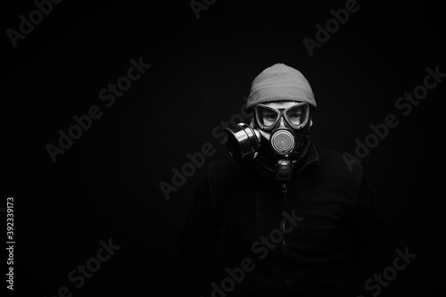 person in a mask