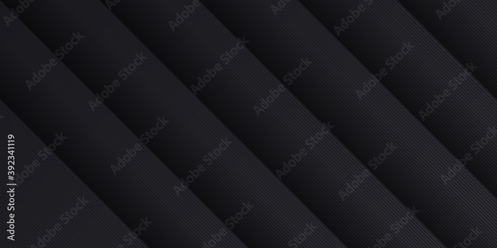 Obraz premium Black abstract background with dark concept.Vector Illustration.