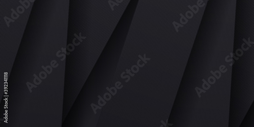 Black abstract background with dark concept.Vector Illustration.