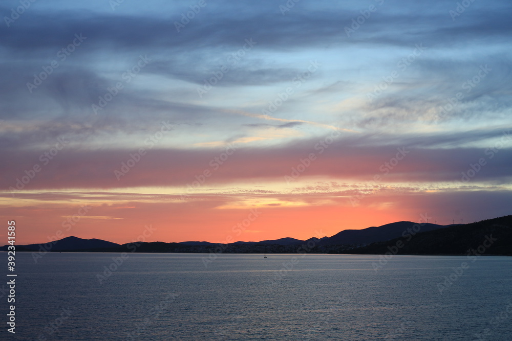 sunrise on the lake