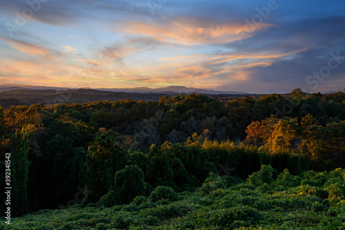 Sunset Over The Blue Ridge Mountains © Jim Vallee