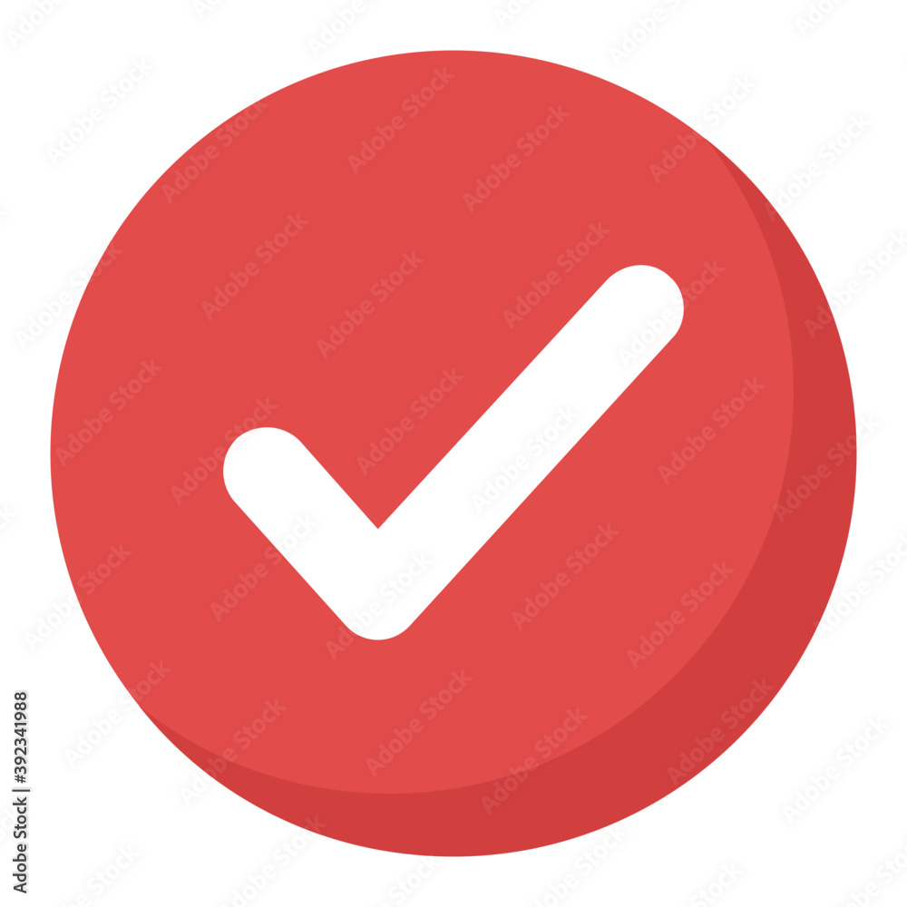 Tick mark symbolising correct and verified
Tick mark symbolising correct and verified