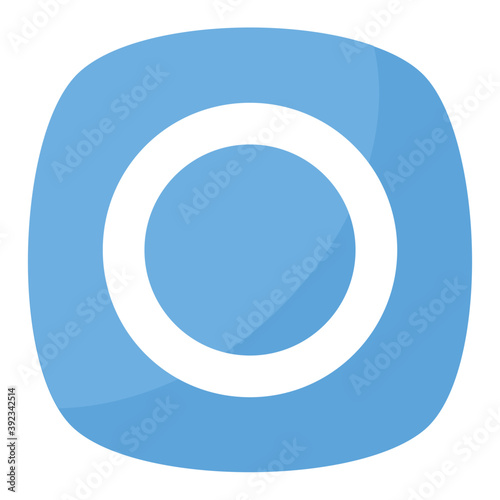  An O button indicative of power 