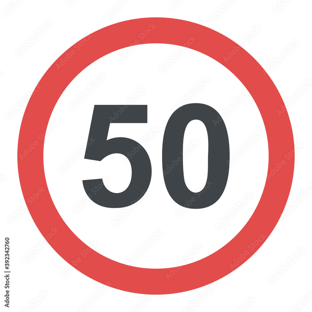 Highway traffic speed limit sign
Highway traffic speed limit sign