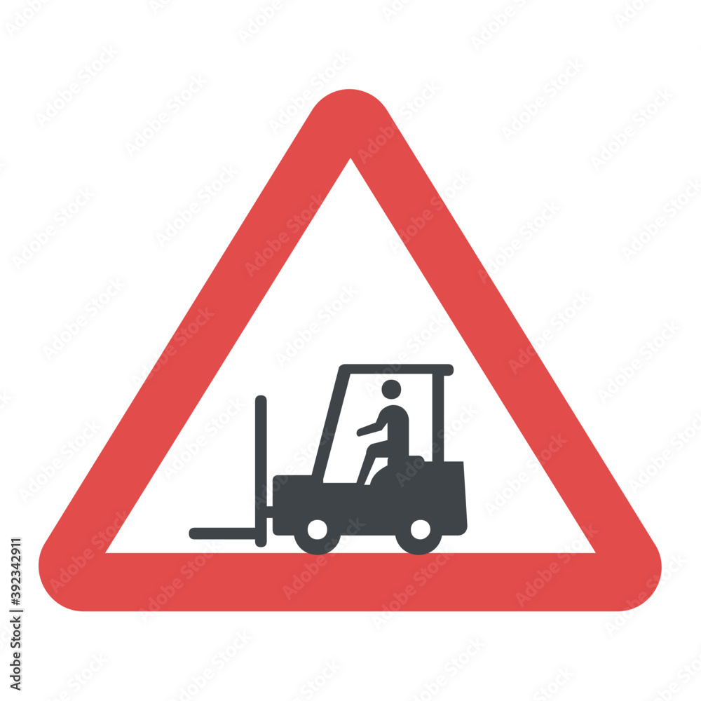 Forklift warning sign for warehouse safety
Forklift warning sign for warehouse safety